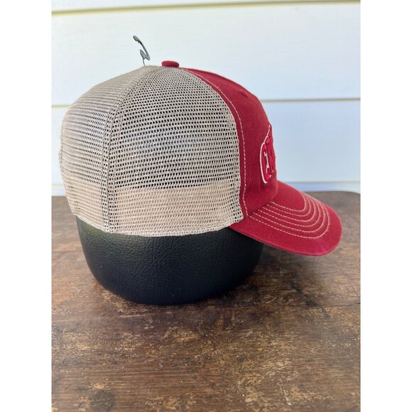 Vintage Crimson Tide Adjustable Mesh Snapback Hat By 47 Brand W3 - Picture 4 of 7